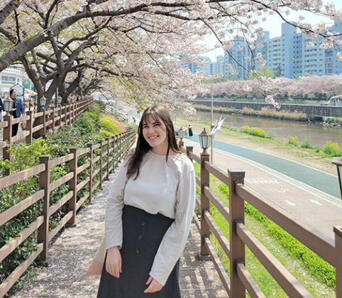 During the cherry blossom season, Leta Lohrmeyer visited the city Busan in South Korea, where she was able to explore the city and attend a performance of ‘Phantom of the Opera.’