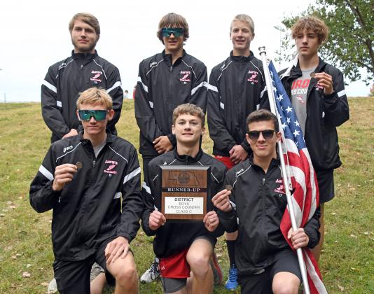 Aurora's boys took runner-up in the C-4 district race Thursday. 