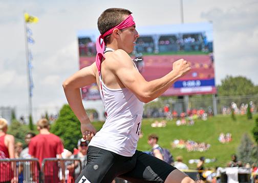 Lucas Gautier moved to second on Aurora’s all-time list in the 800 run, finishing with a time of 1:56.73 while earning a sixth place medal in the Class B race Thursday. 